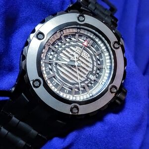 Invicta Black and Silver Men's Watch
